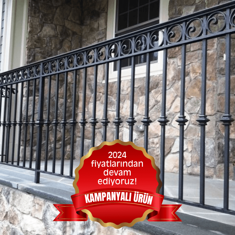 Ferforje Balkon Korkuluk (Metrekare Fiyatı) (2) Telfence panel çit fiyatları, çim çit fiyatları, tel örgü fiyatları